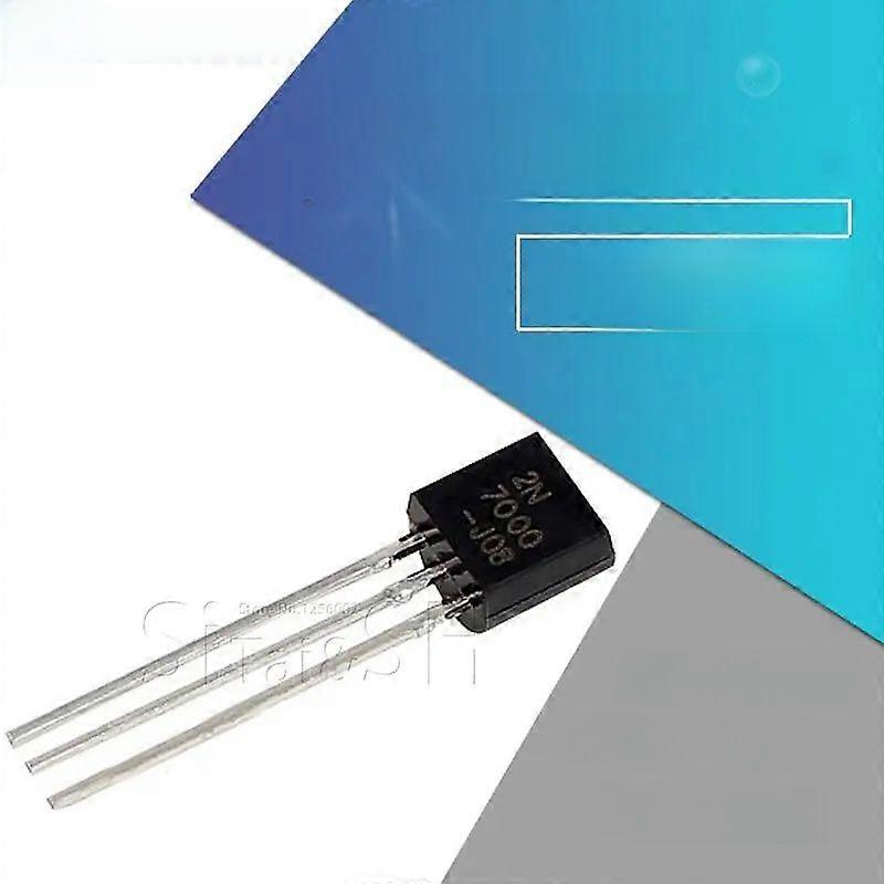(20pcs) 2N7000 N-Channel Transistor Small Signal MOSFET 200mA 60Volts N-Channel TO-92 Voltage Regulator IC