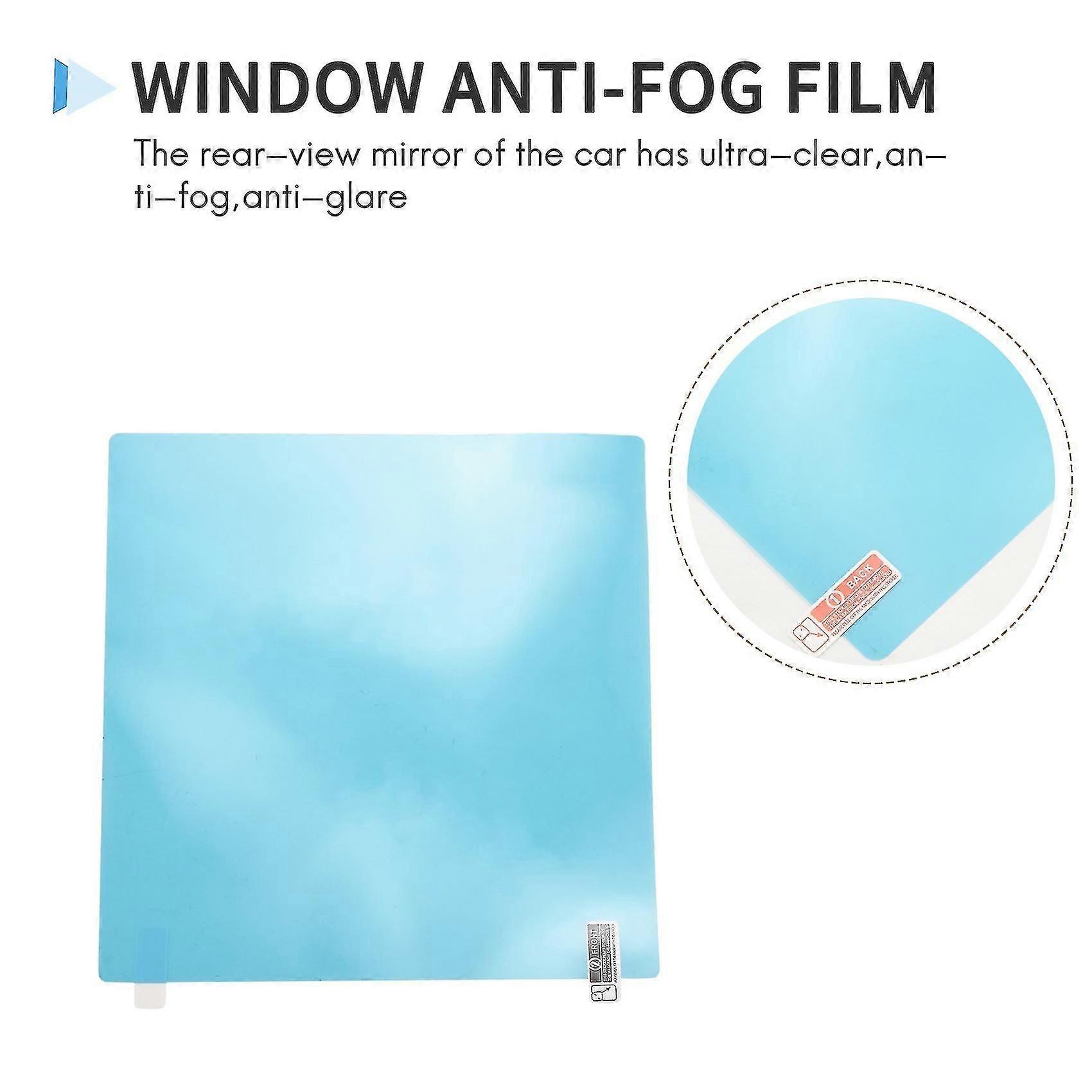 4PCS سيارة الرؤية الخلفية مرآة فيلم فيلم (2 جولة و 2 مستطيلات)