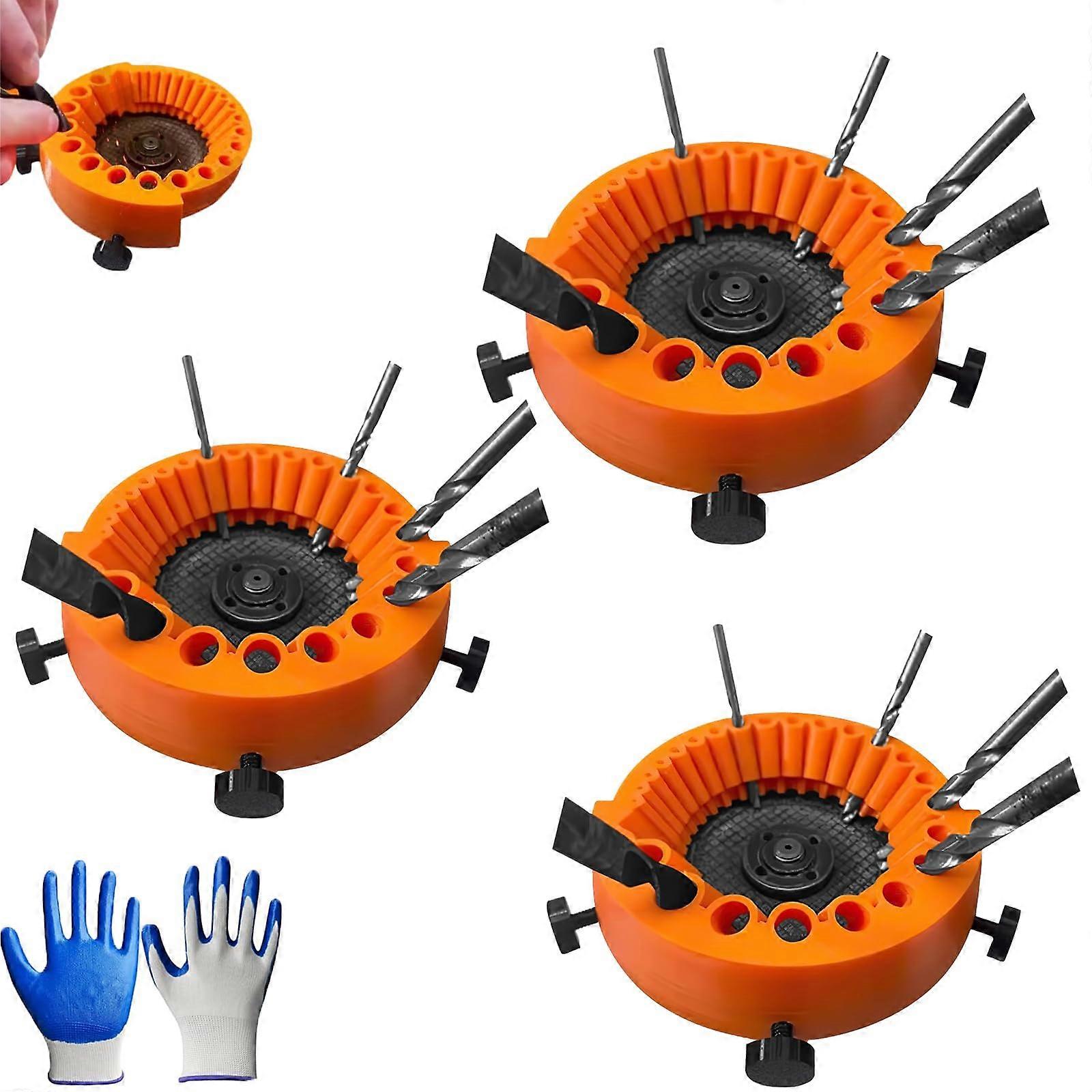 Power Drill Bit Grinding Attachment for 2-13mm Bits, Electric Drill Bit Sharpener, Manual and Compatible Old Drill Bit Grinder