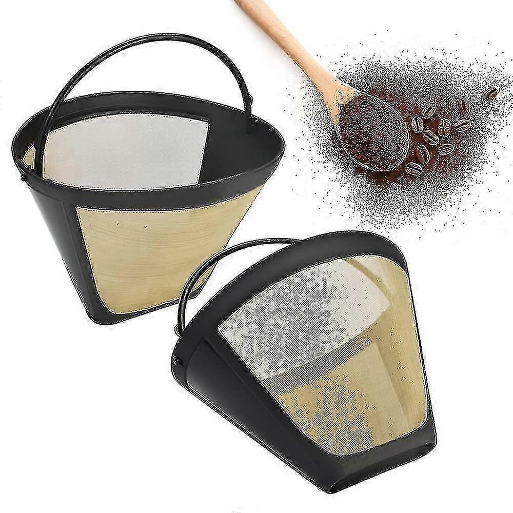 2 Pcs Coffee Filter Universal Permanent Coffee Filters Reusable Coffee Mesh