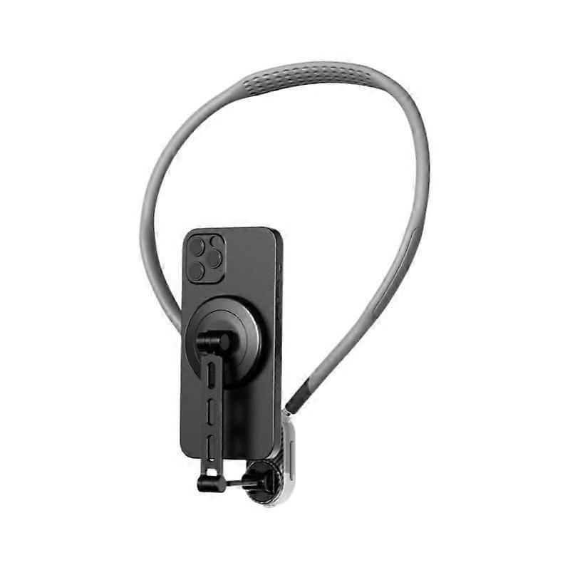 NeckMounted Magnetic AntiShake Phone Stabilizer for Vlogging Sports POV Chest Strap Camera Mount