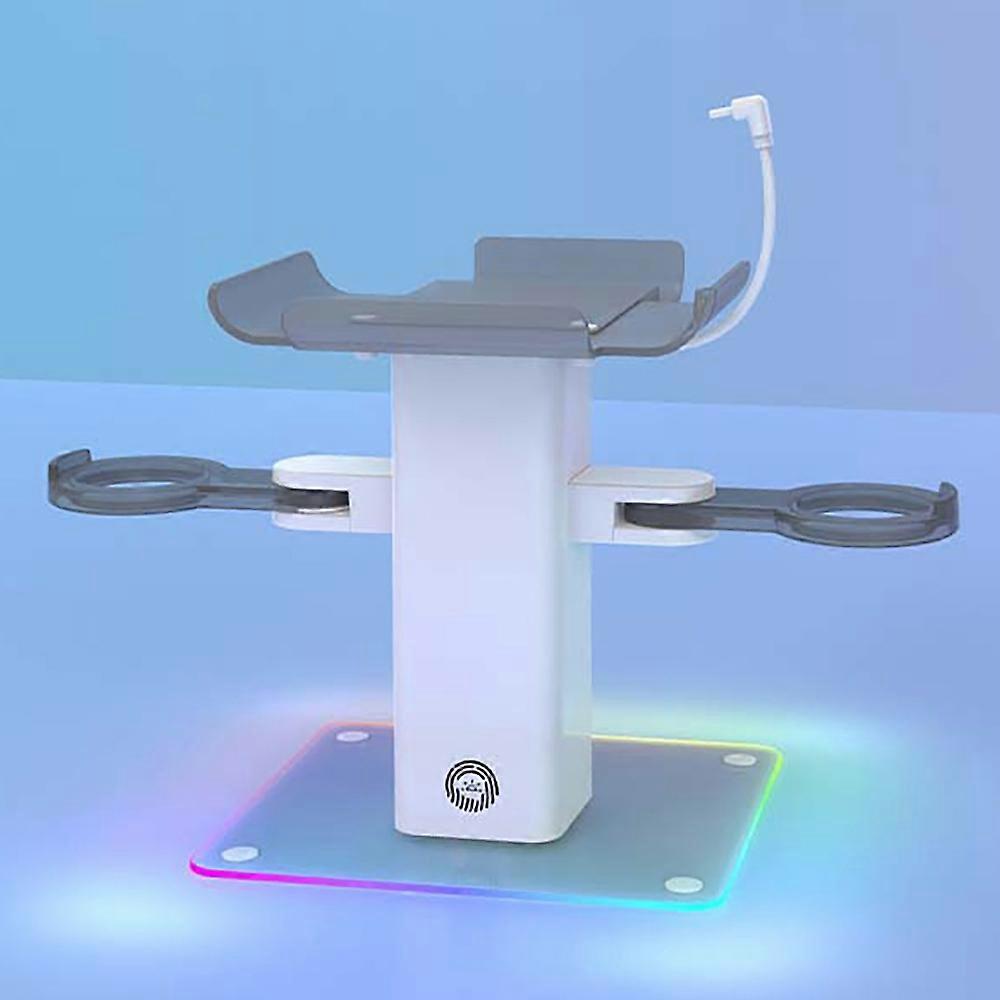 Storage Rack for Meta Quest 3S/Quest 3/Quest 2 VR Headset Charging Stand Controller Desktop