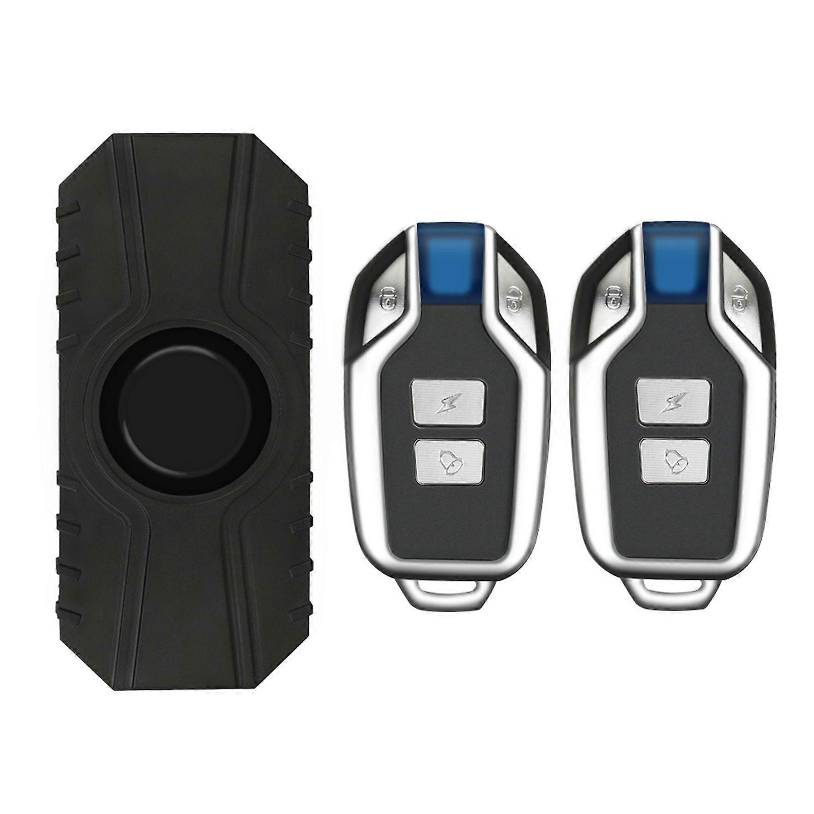 Bike Alarm with Remote Waterproof Adjustable for Door Window Type-c Fast Charge