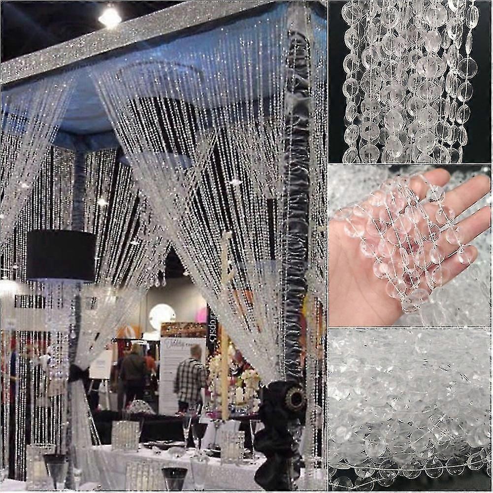 10m Diamond String Crystal Curtain Wedding Decoration Accessories