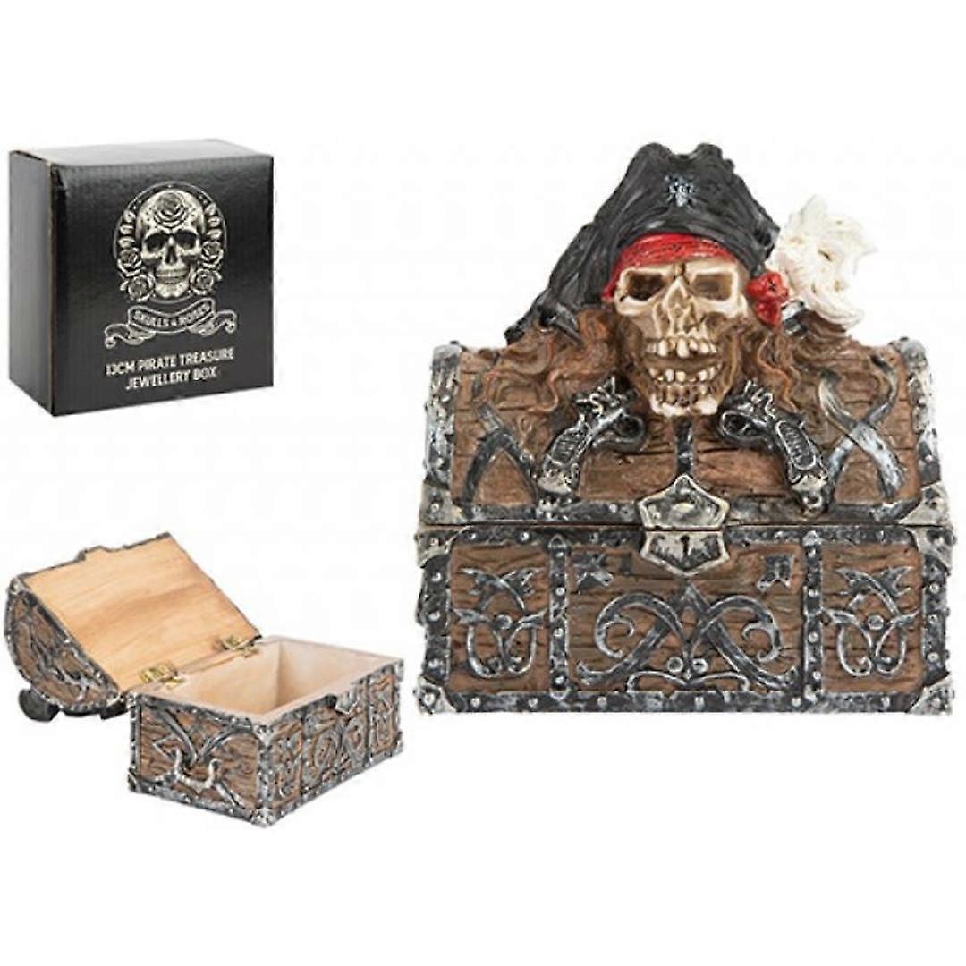 Joyero Cofre del tesoro Pirate Skull