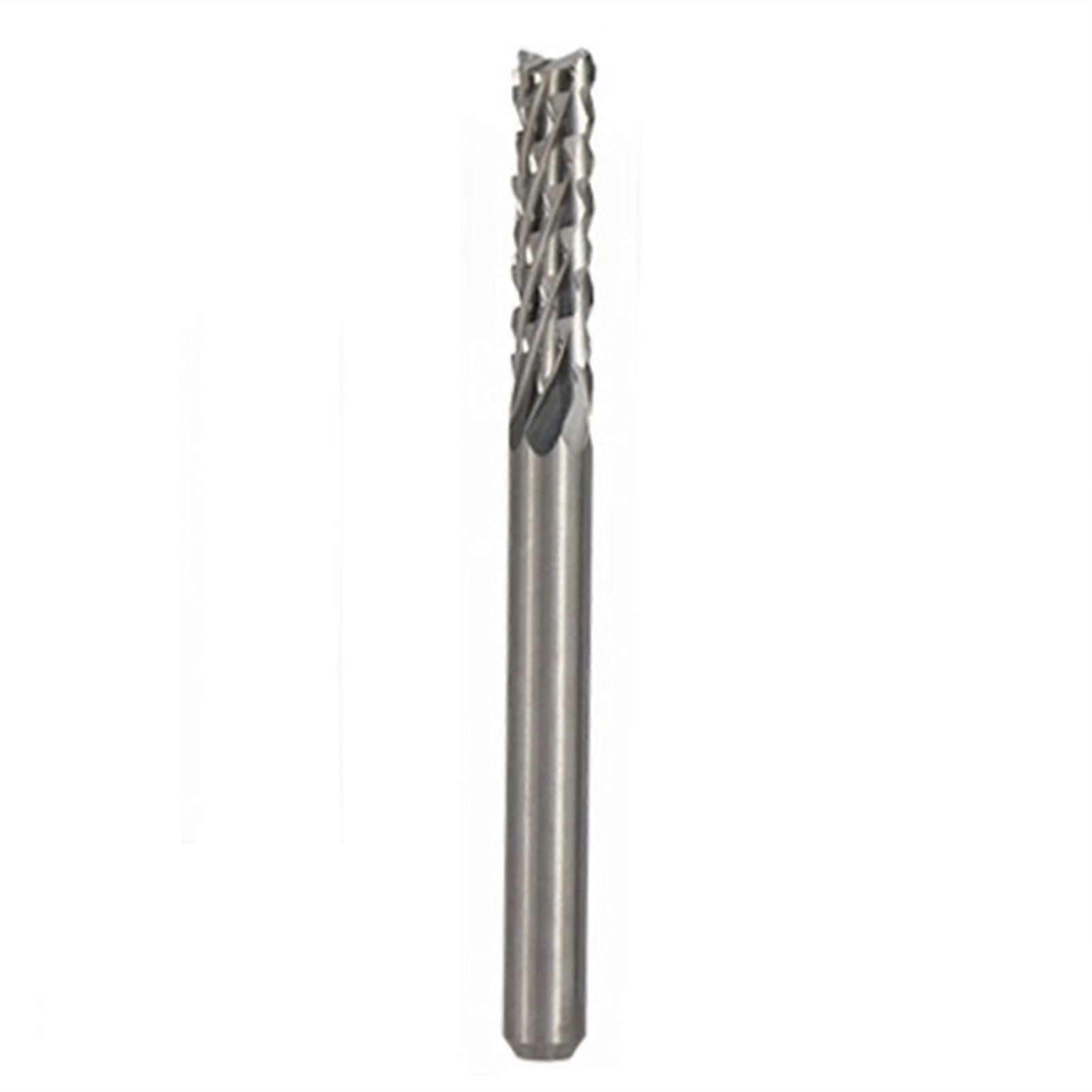 RRRren 0.53.175mm Milling Cutter 3.175mm Shank Router Bit Carbide End Mill CNC Milling Bit (Color : Silver, Dimensions : 1.1mm) 1.1mm Silver