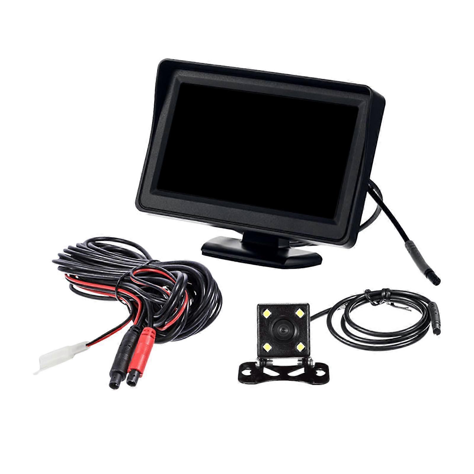 4LED Camera and 5" Monitor Rear Screen Set Waterproof