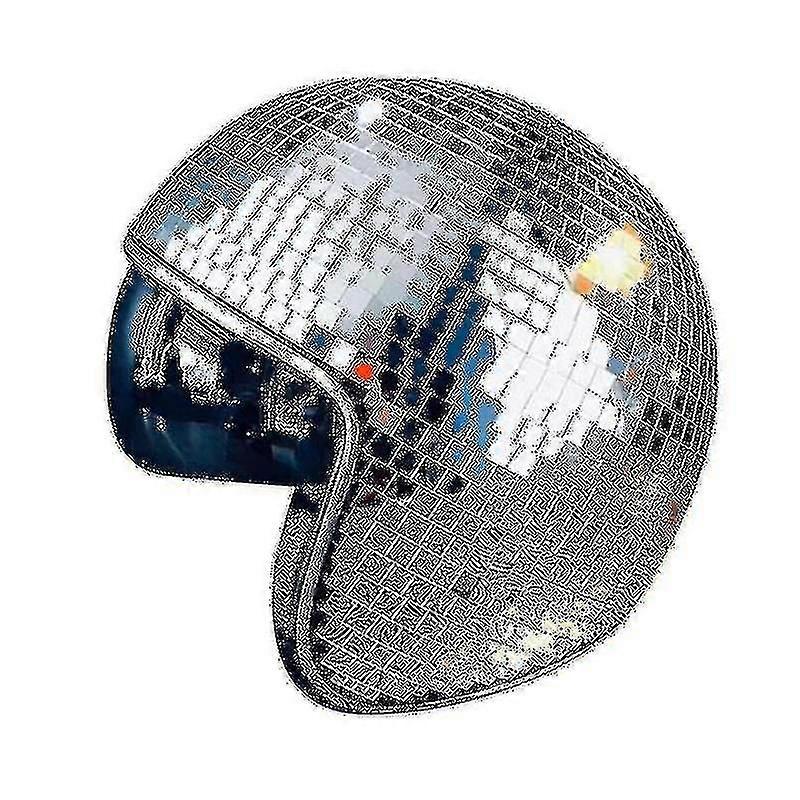 1 Piece Ball With Retractable Visor For Props (silver)-fast
