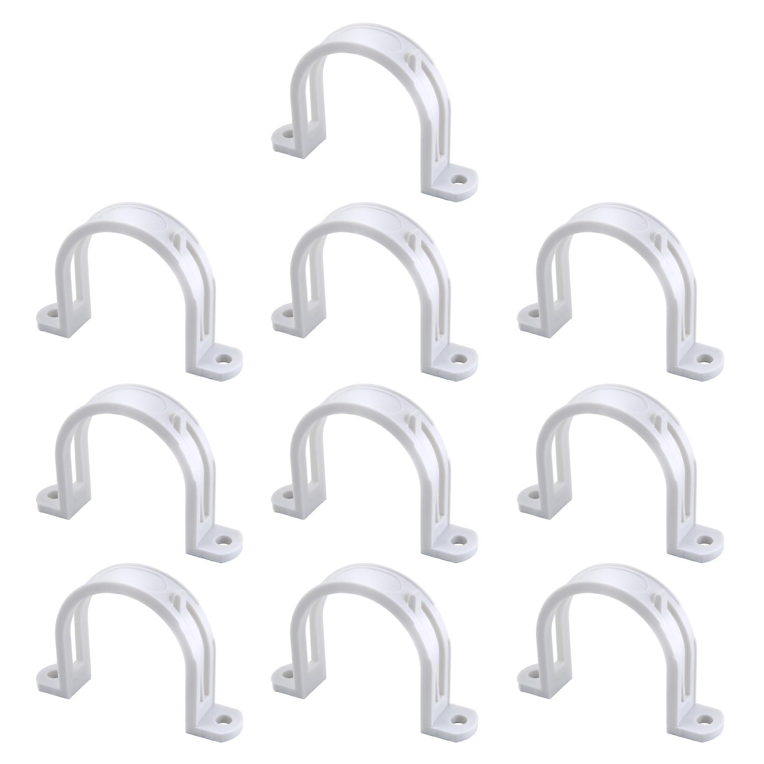 Central Vacuum 2" PVC Pipe Straps Clamps 10 Pack For 2-Inch PVC Pipe