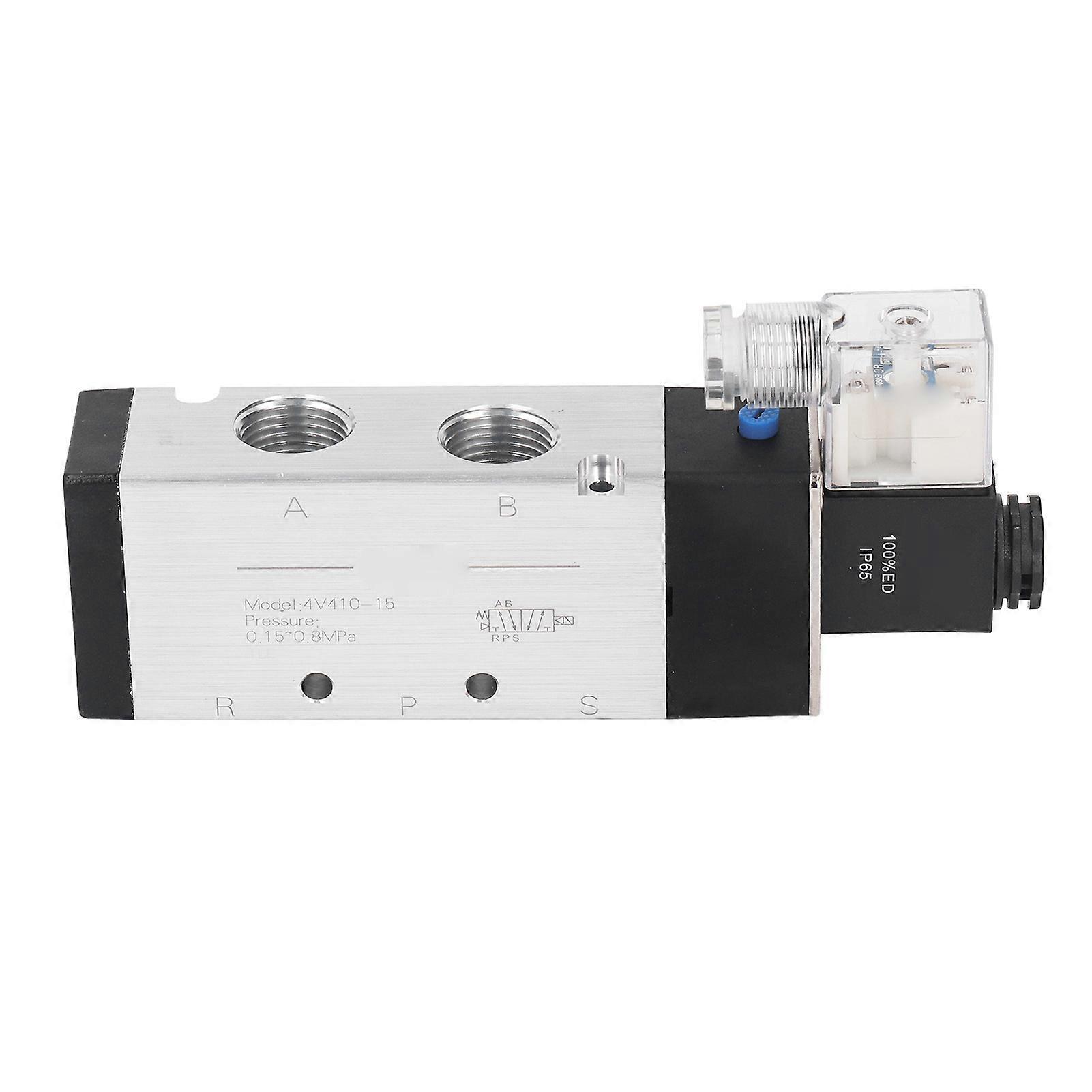 Semelle pneumatique Air 2 positions 5 voies IP65 haute précision Tête pilote Sole Valve 0.15-0.8Mpa