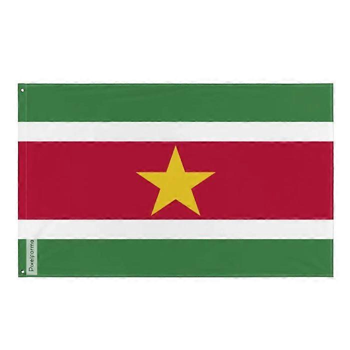 Flag of Suriname – 96 x 144 cm – Polyester – Metal eyelets – Durable