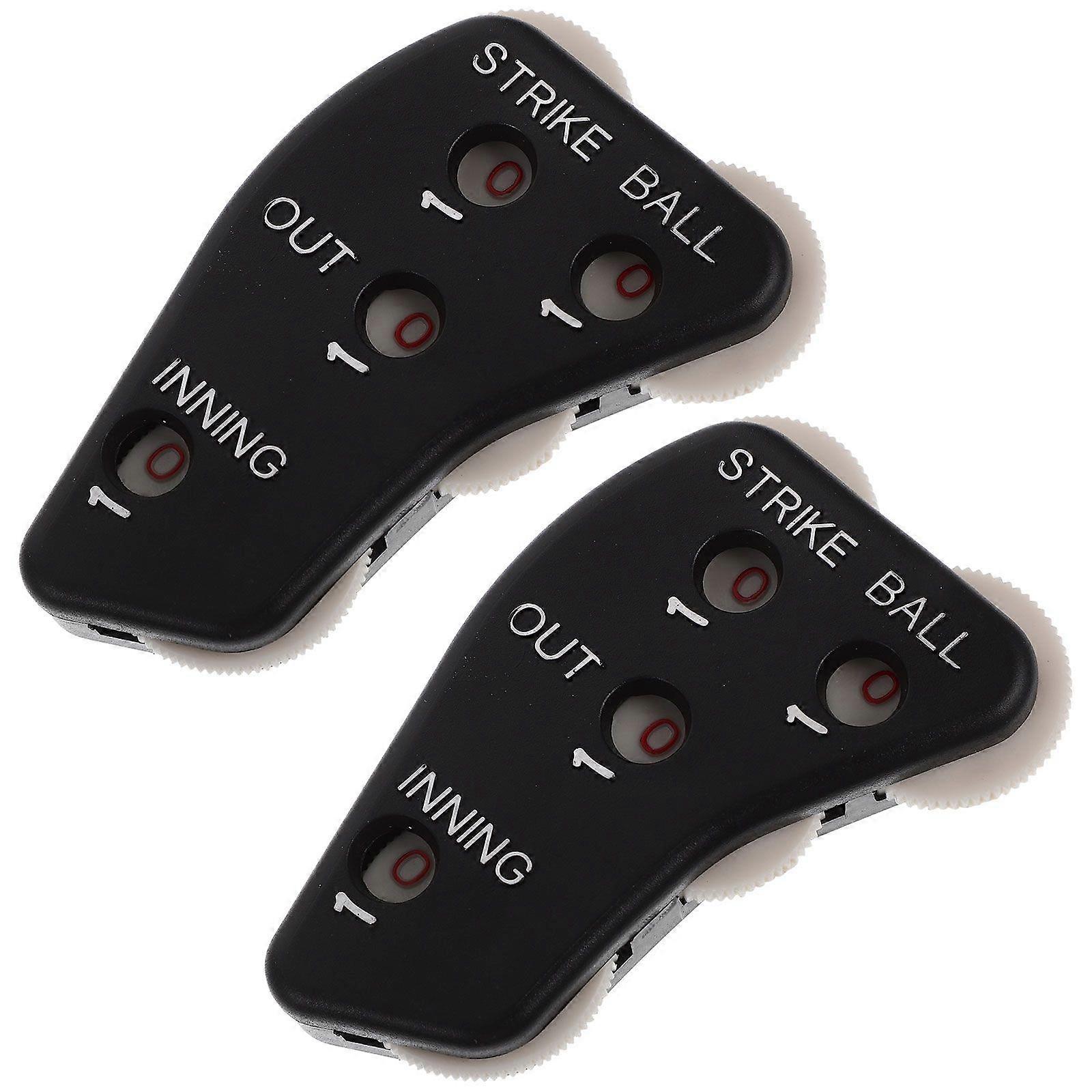 2Pcs μπέιζμπολ μετρητή clicker διαιτητή clicker διαιτητή εργαλείο μπέιζμπολ clicker φορητό μπέιζμπολ διαιτητή clicker