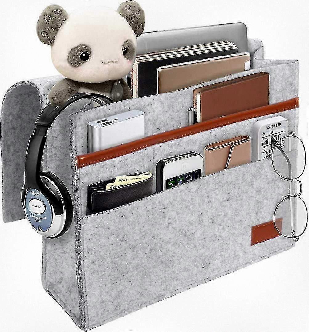 Felt Bedside Storage Organizer for Home Mattress, Sofa Table, and Cabinet - Ideal Bedside Caddy for Easy Accessibility