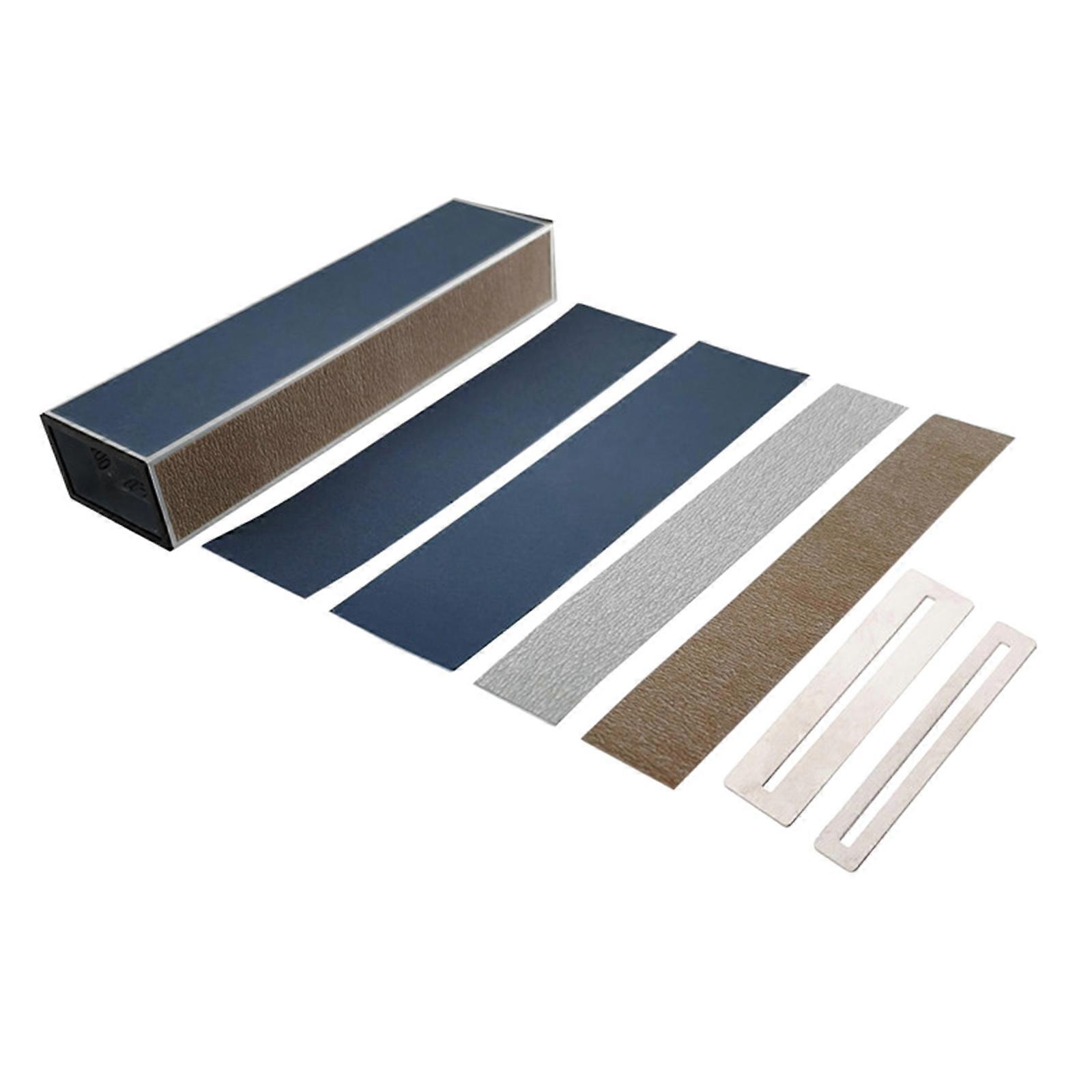 Guitar Fret Sanding Leveler With Sandpaper & Fingerboard Guards Guitar Fret Leveling Beam Tool Set for Guitar, Bass