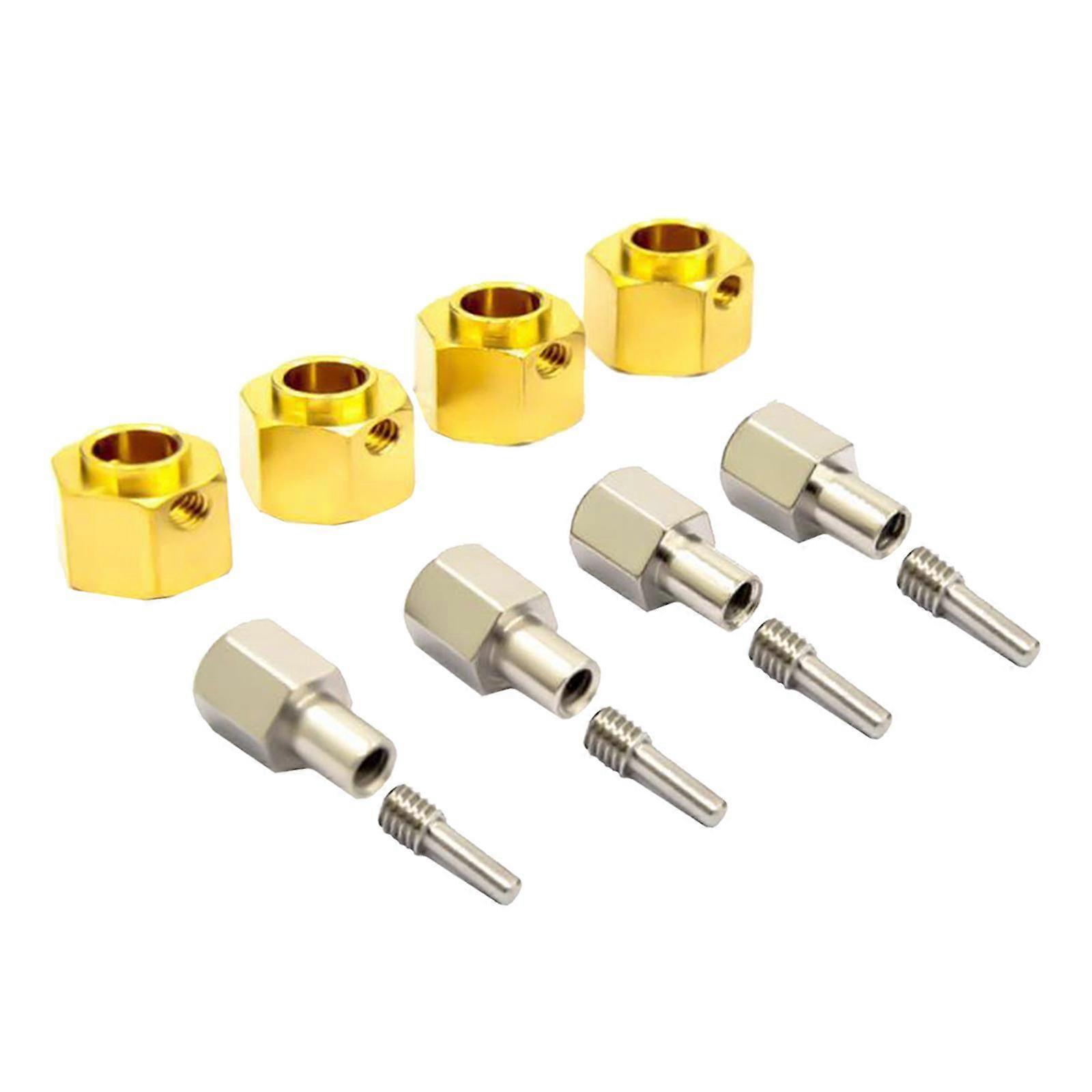 4pcs Brass Shaft Coupling Motor Flexible Coupler Joint for Connecting DC Motor