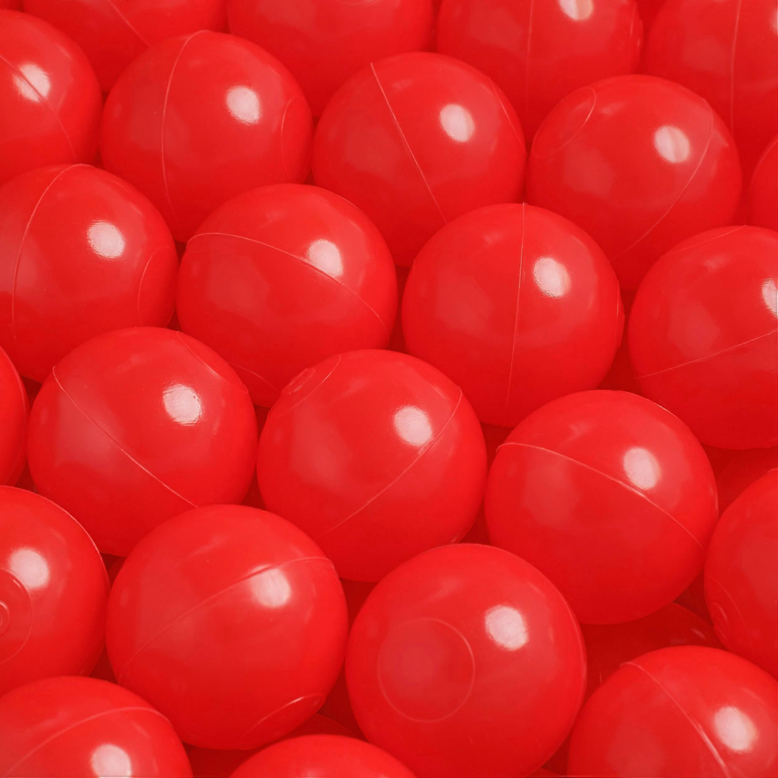 Misioo Dry Pool Balls Set 600 pcs: Red