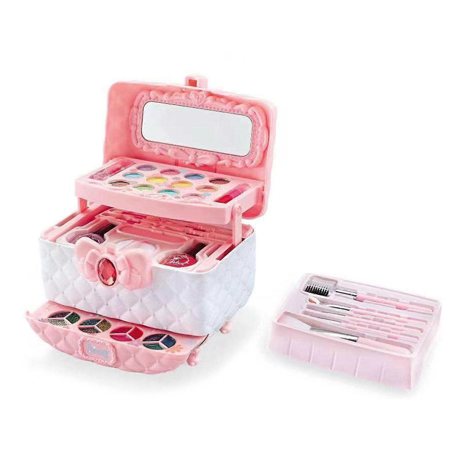 חבישת נסיכה למקרה צעצוע יופי עבור w / לק מקל ספוג להעמיד פנים לשחק תיבת קוסמטיקה לא רעיל צבע צ'יל