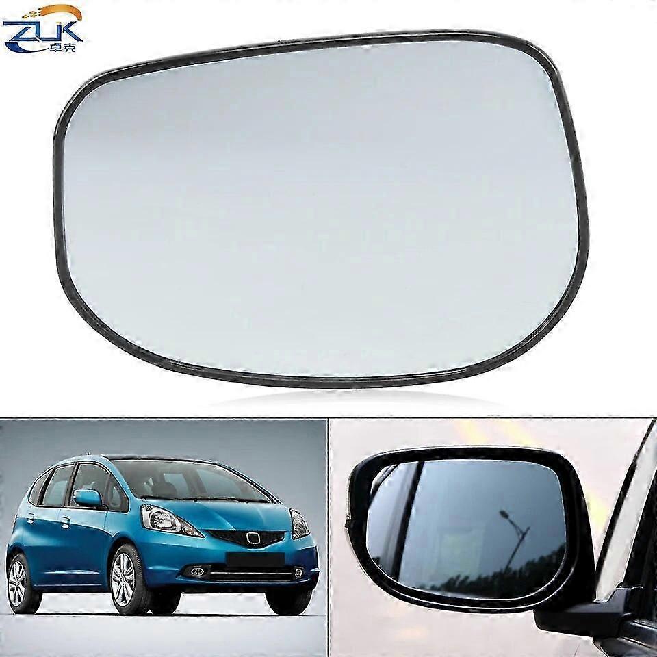Outer Rearview Side Mirror Glass Lenses Compatible with FIT JAZZ GE6 GE8 and FIT HYBRID GP1 Models Years 2009-2014