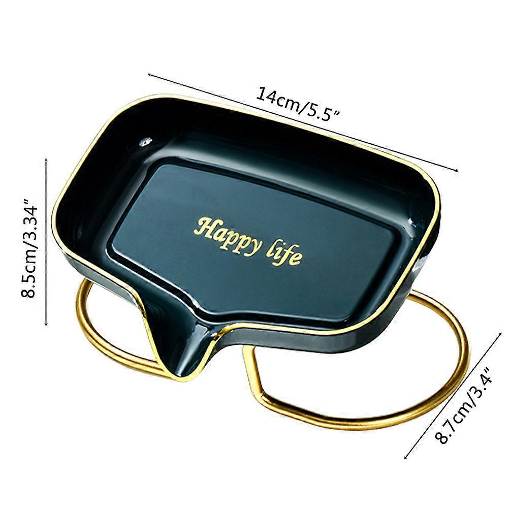Soap Dish Holder Plastic Draining Soap