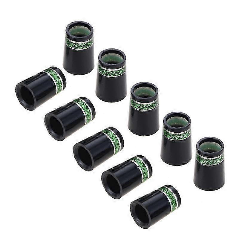 10 Pcs Golf Sleeve Ferrule for Golf Irons Tip,Green