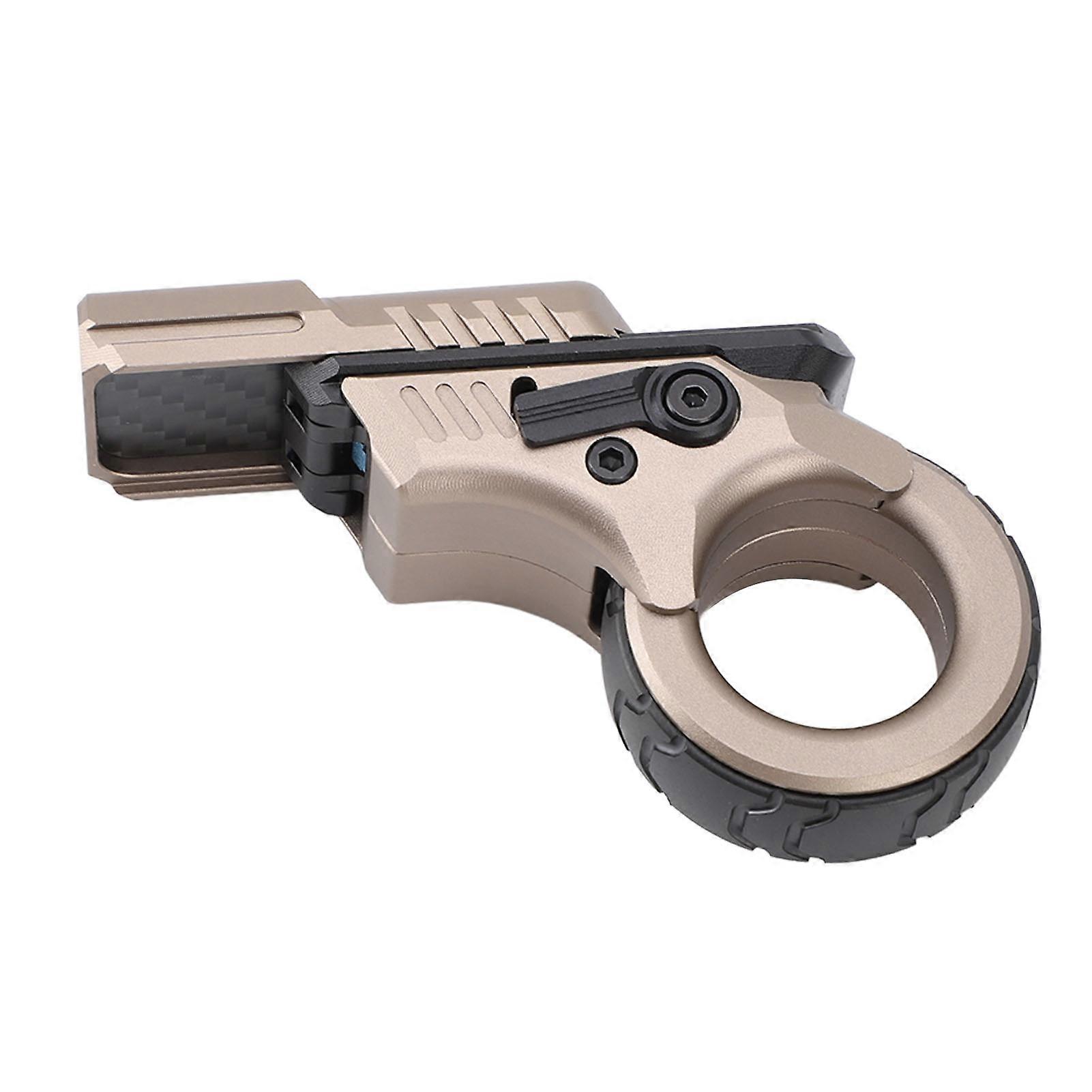 بندقية لعبة طرف الأصابع الكبار تململ القلق الذين يعانون من تخفيف التوتر لعبة هدية عيد الفصح باردة للصبي لون الرمل 