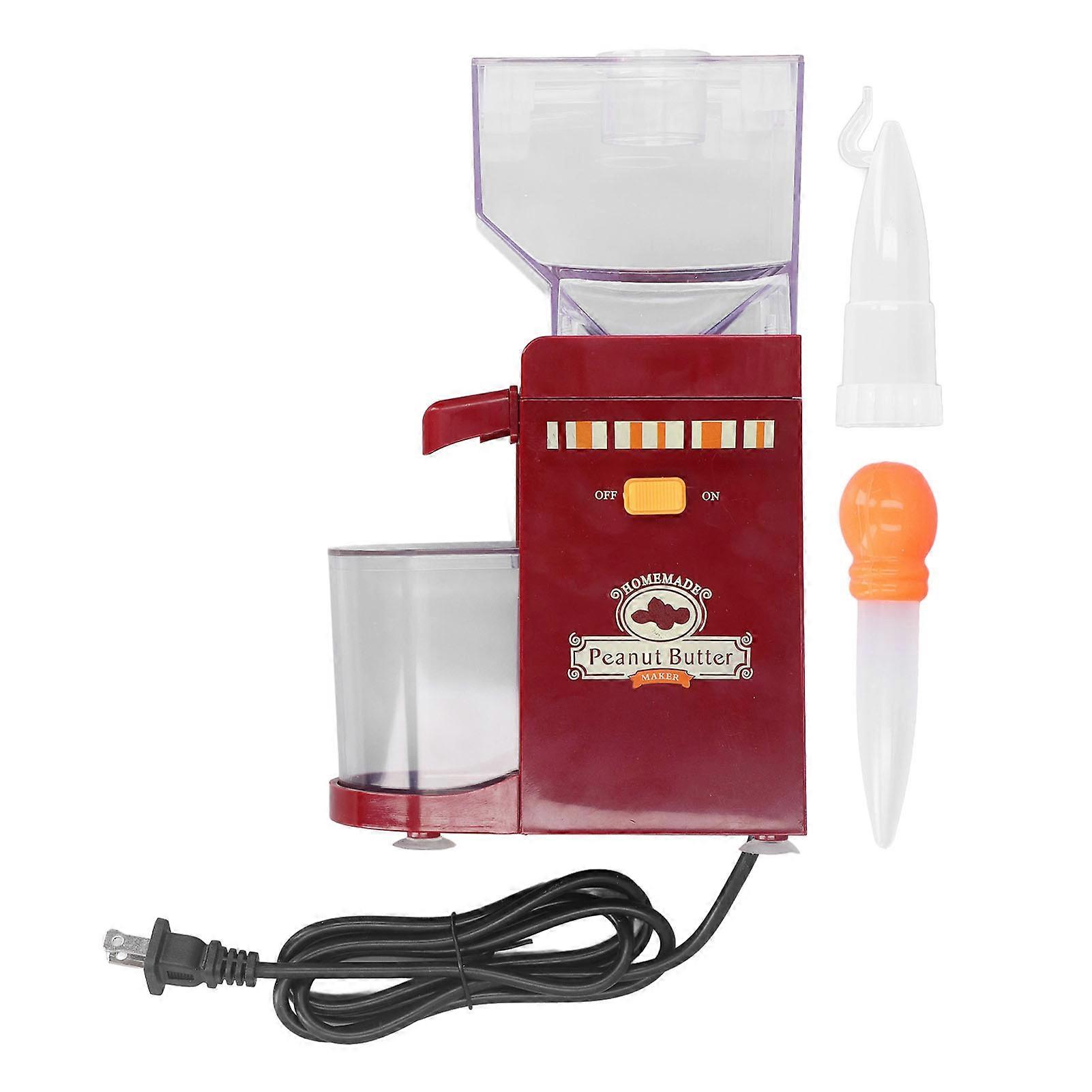 Peanut Butter Maker Home Electric Grain Grinder Anti Slip Sesame Sauce Mill Nut Butter Machine for Groundnut Almonds Cashews Hazelnuts US Plug 110V