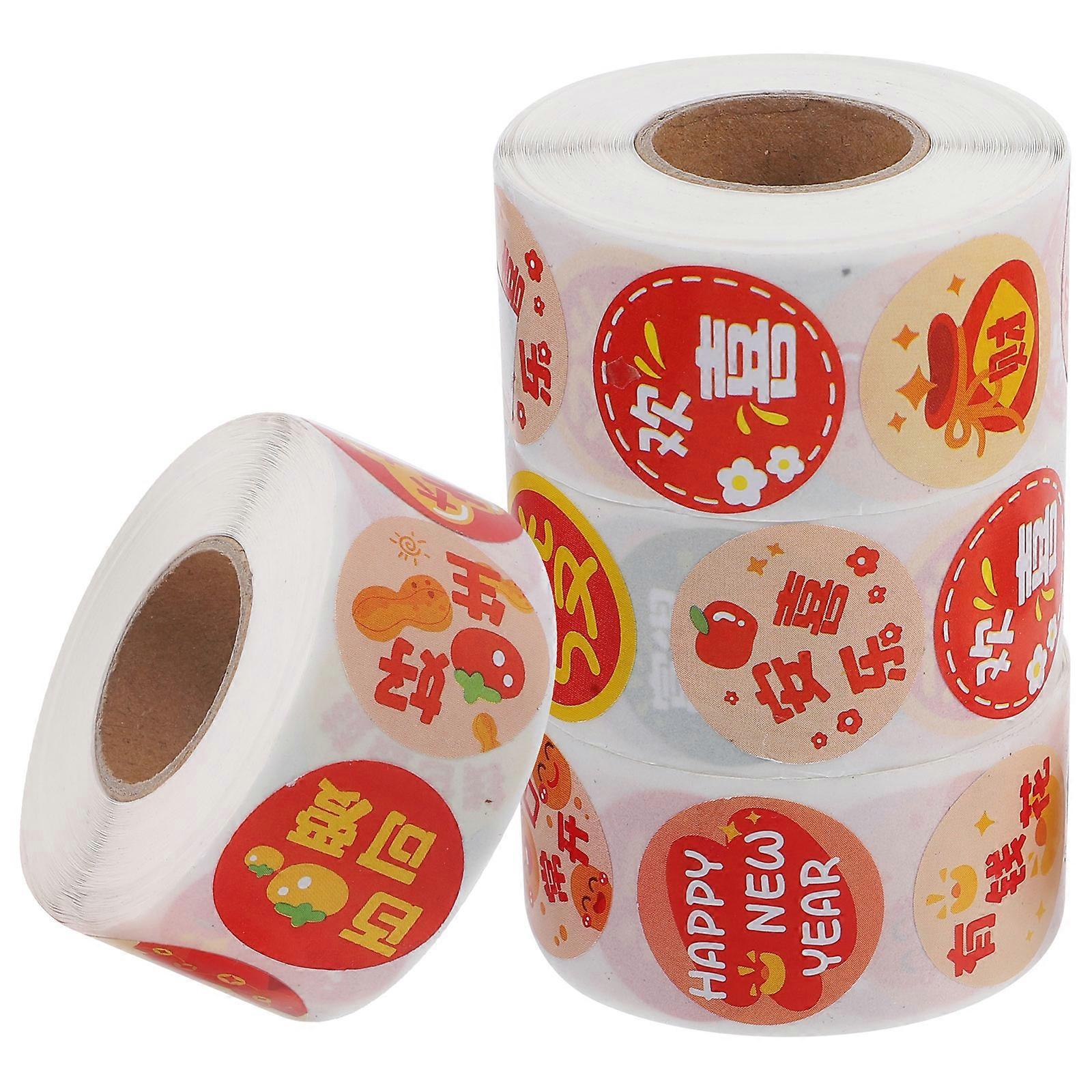 It sounds like you're referring to **4 Rolls of Cartoon Envelope Seal Stickers** (also known as **dot labels** or **sealing dots**). These are