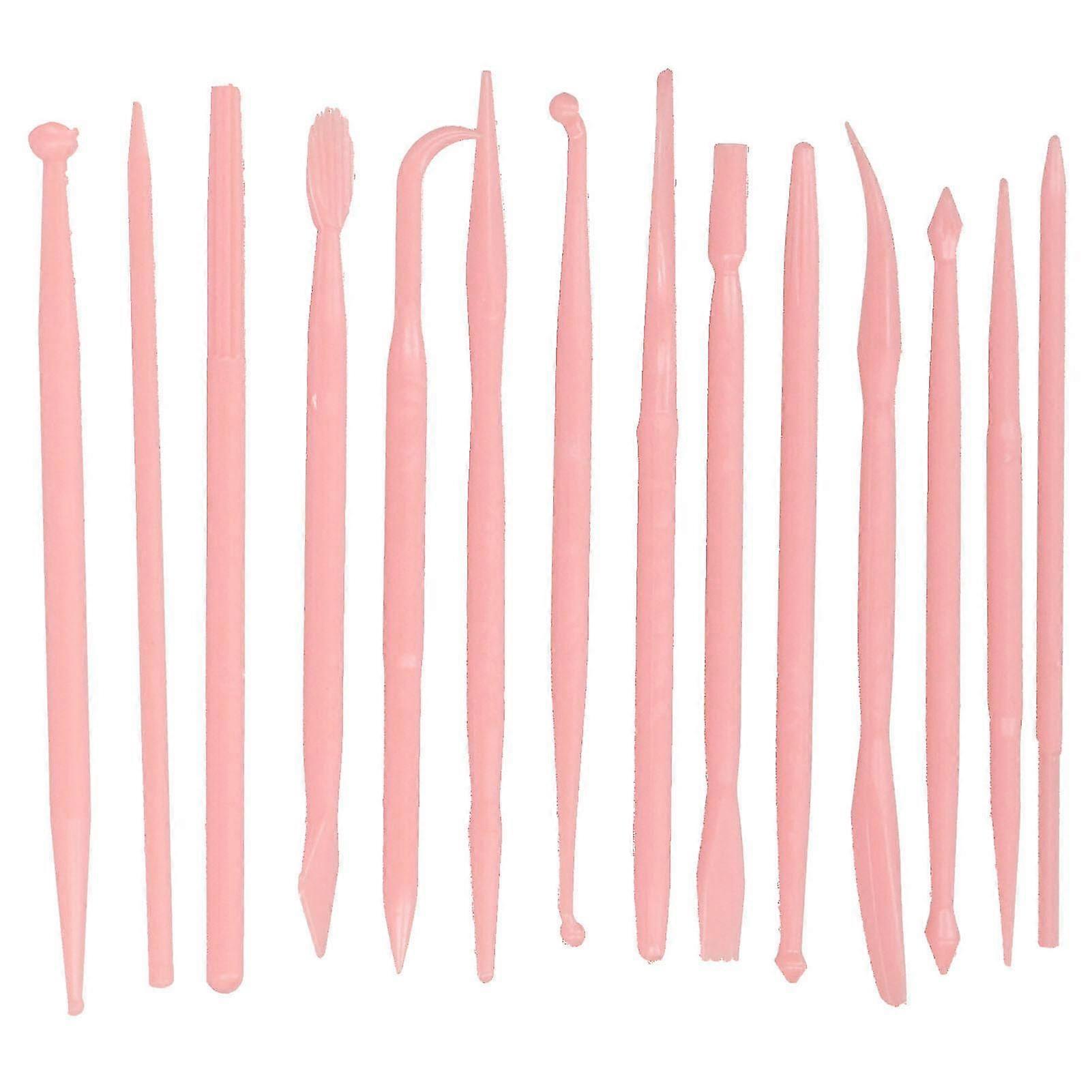 2025 14PCS/Set Plastic Crafts Clay Modeling Tool for Shaping and Sculpting Cake Embossing Decor