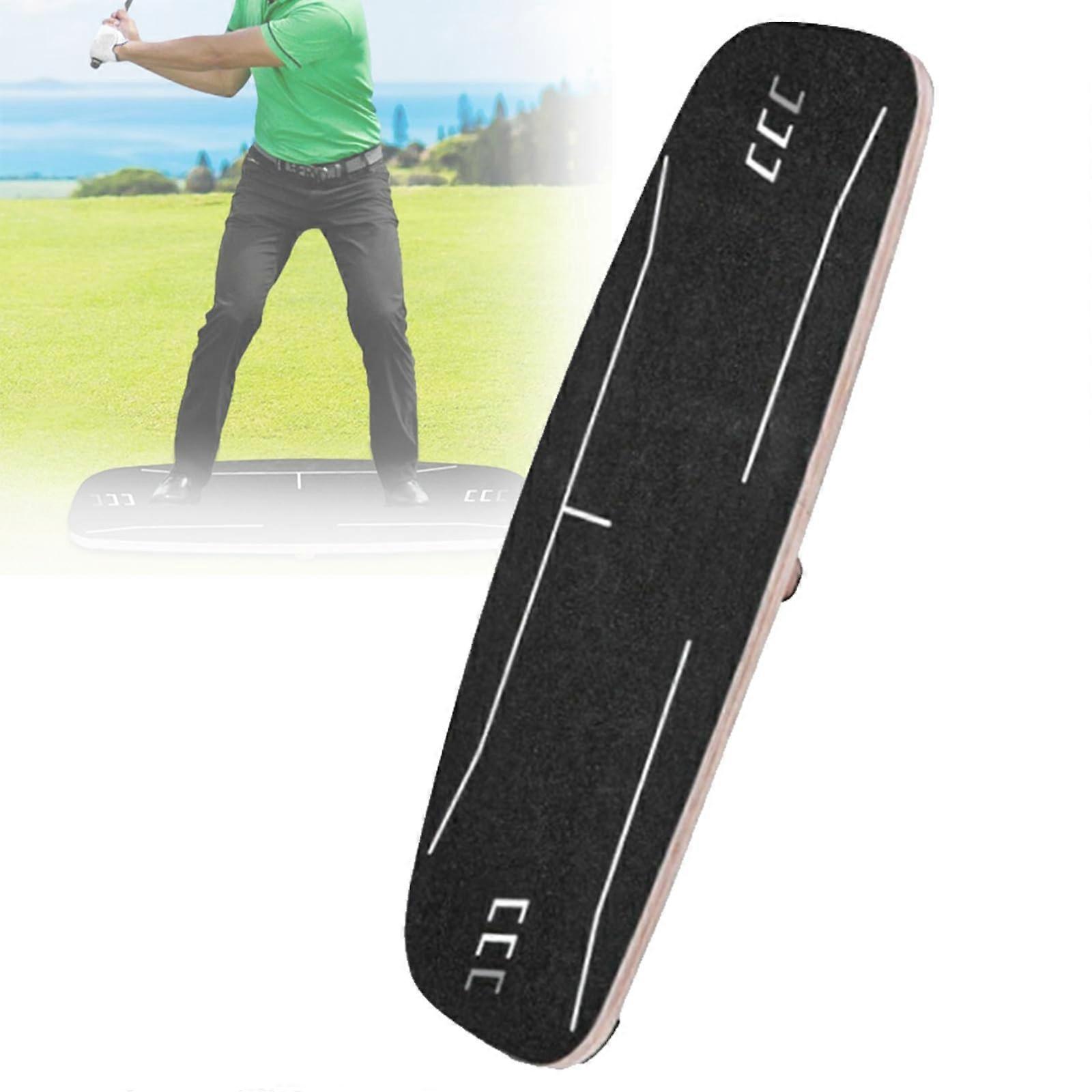 Golf Balance Board with weight shifting plate, lower prompt sound for balance, stability training, club practice