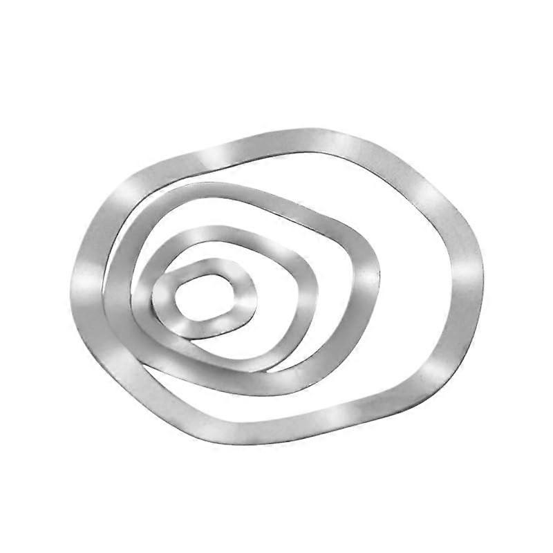 304 Stainless Steel Shaft Washer Set M3 to M118, 3/5/6/7 Comb Type Seal Spring Washers, M31x39x0.4, 10 Pieces