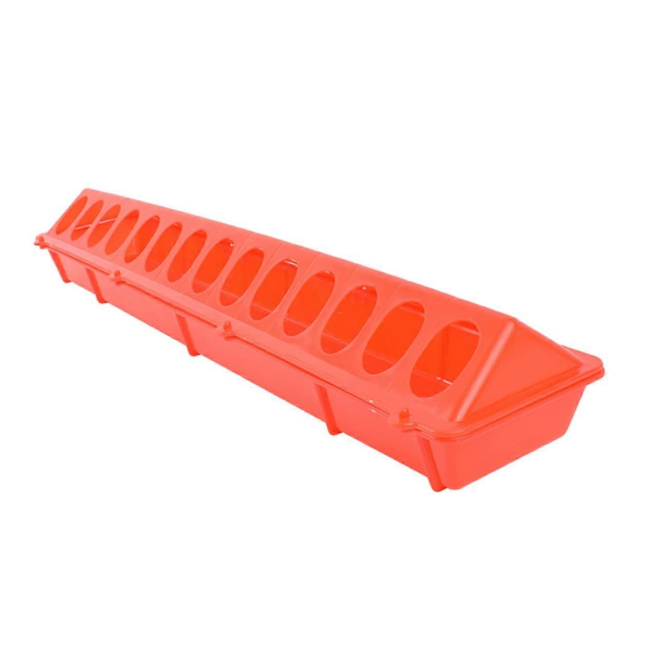 Pigeon Cage Feed Trough Red SplashFree Feed Trough For Pigeons And Birds For Cages And Outdoor Areas Easy To Clean Hygienic And Ref: 7019