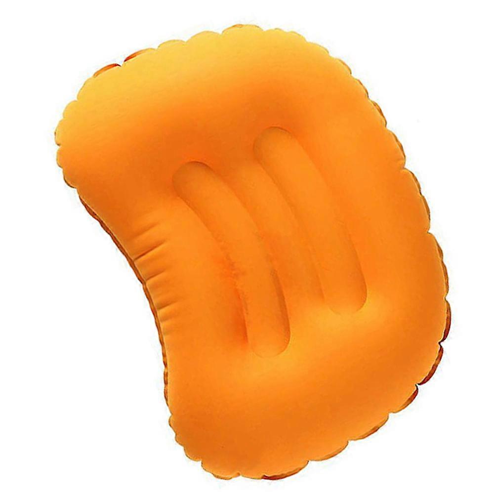 Inflatable Pillow Backpacking Lightweight Inflatable Pillow for Travel Neck Easy to Clean TPU Material Moon-Shaped 1Set