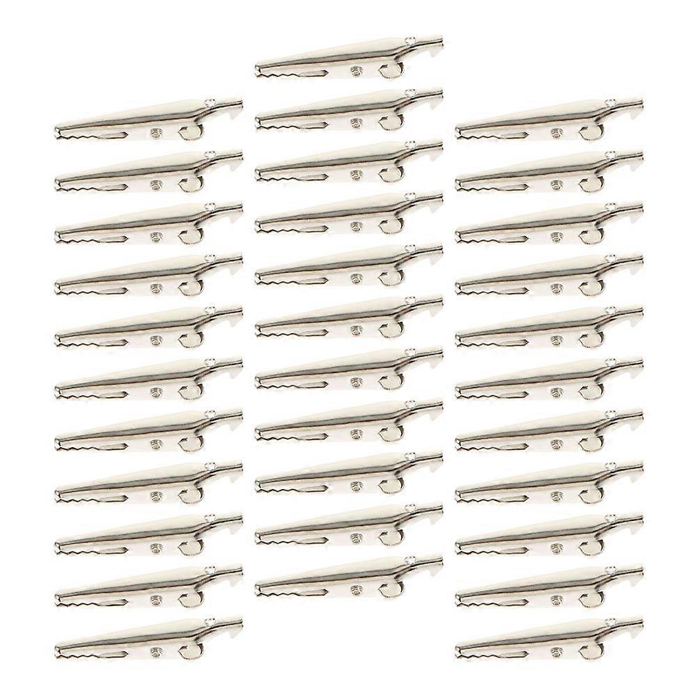 100PCS Clips Spring Clamps for Electrical Testing, Voltage & Resistance Measurement, Multi Use Test Leads for Meters & Teaching Equipment
