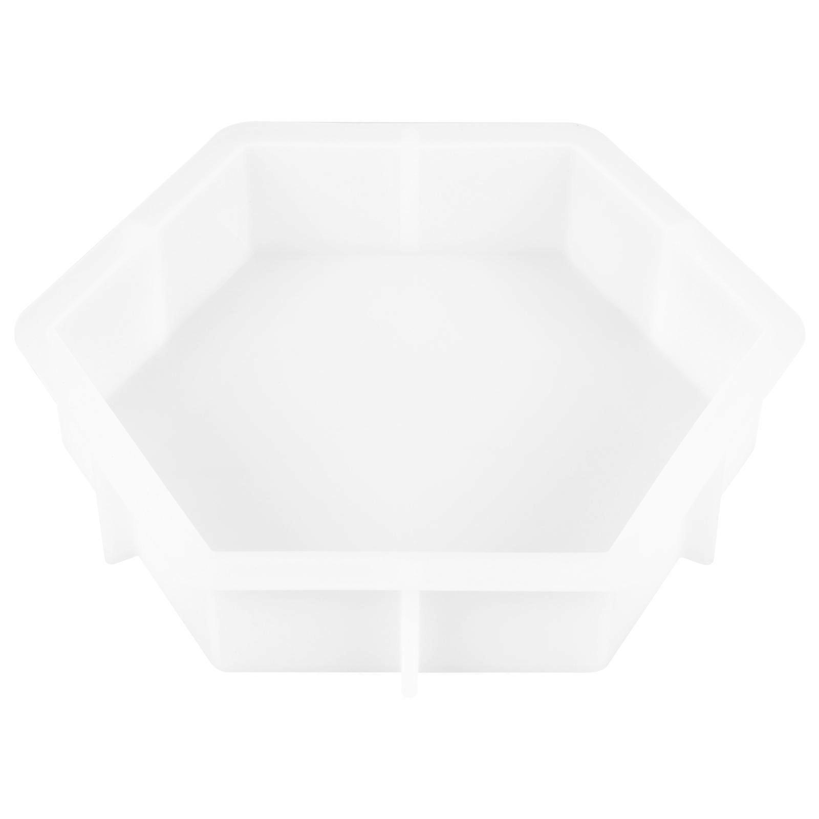 Craft Making Mold Hexagon Sample Cube Mold Diy Enthusiasts Ornament Production Food Grade Safety Silicone 1Pcs