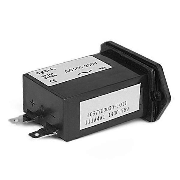 Electromechanical Hour Meter Sys-1 6 Digit Display Timer For Air Compression Equipment Black 2.3*2.3*1.2 Inch Time Recording 1Pack