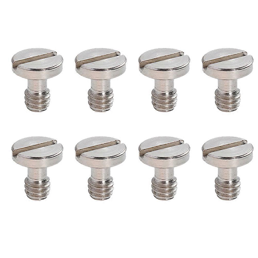 8pcs Tripod Mounting Plate Screws for Quick Release, Durable Plated, Compatible with Cameras and Tripods for Photographers