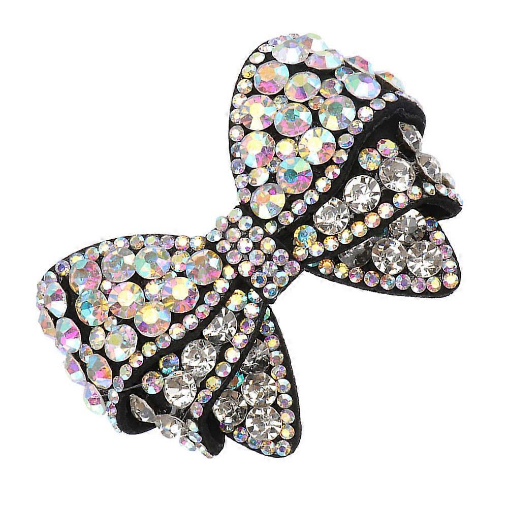Elegant Removable Bow Shoe Clips with Rhinestone Bowknot Decoration for Women's Dress Shoes – Stylish DIY Accessory for Weddings, Parties & Special