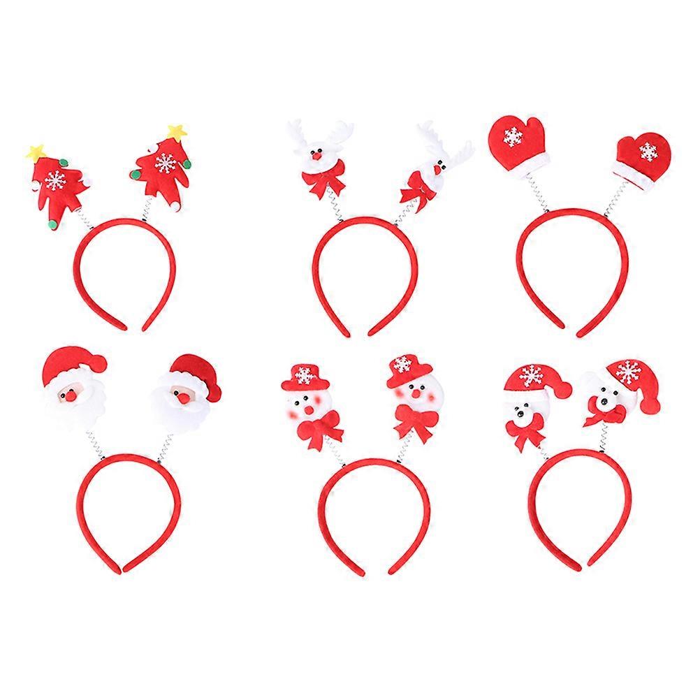 Costume Head Decor For Cosplay One Size Fits Most Red Cloth Mixed Style 6Pcs