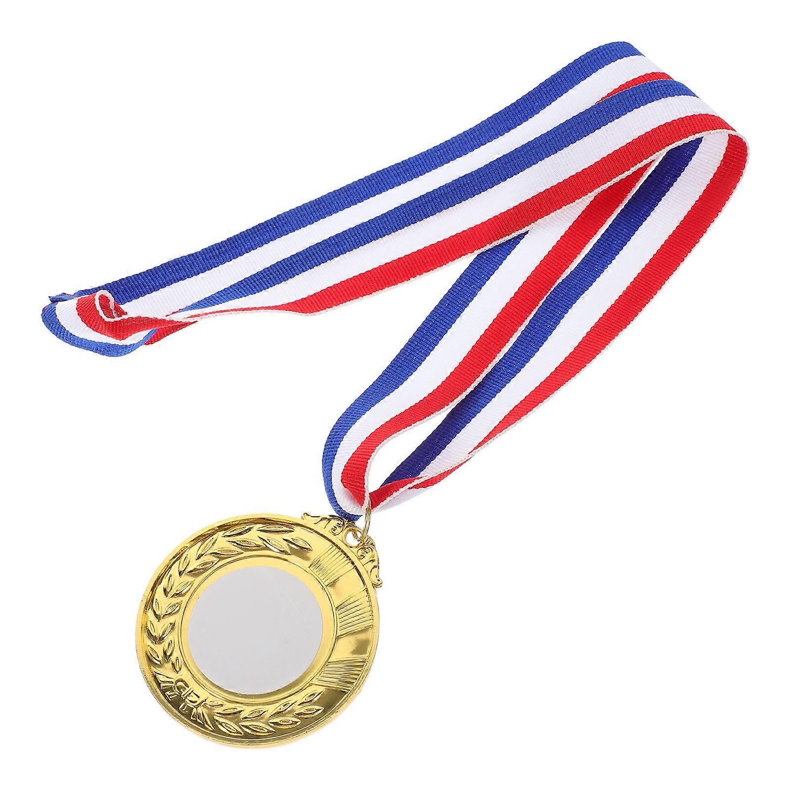 DIY Blank Design Gold Award Medal for Parties Event Organizers 1Pcs