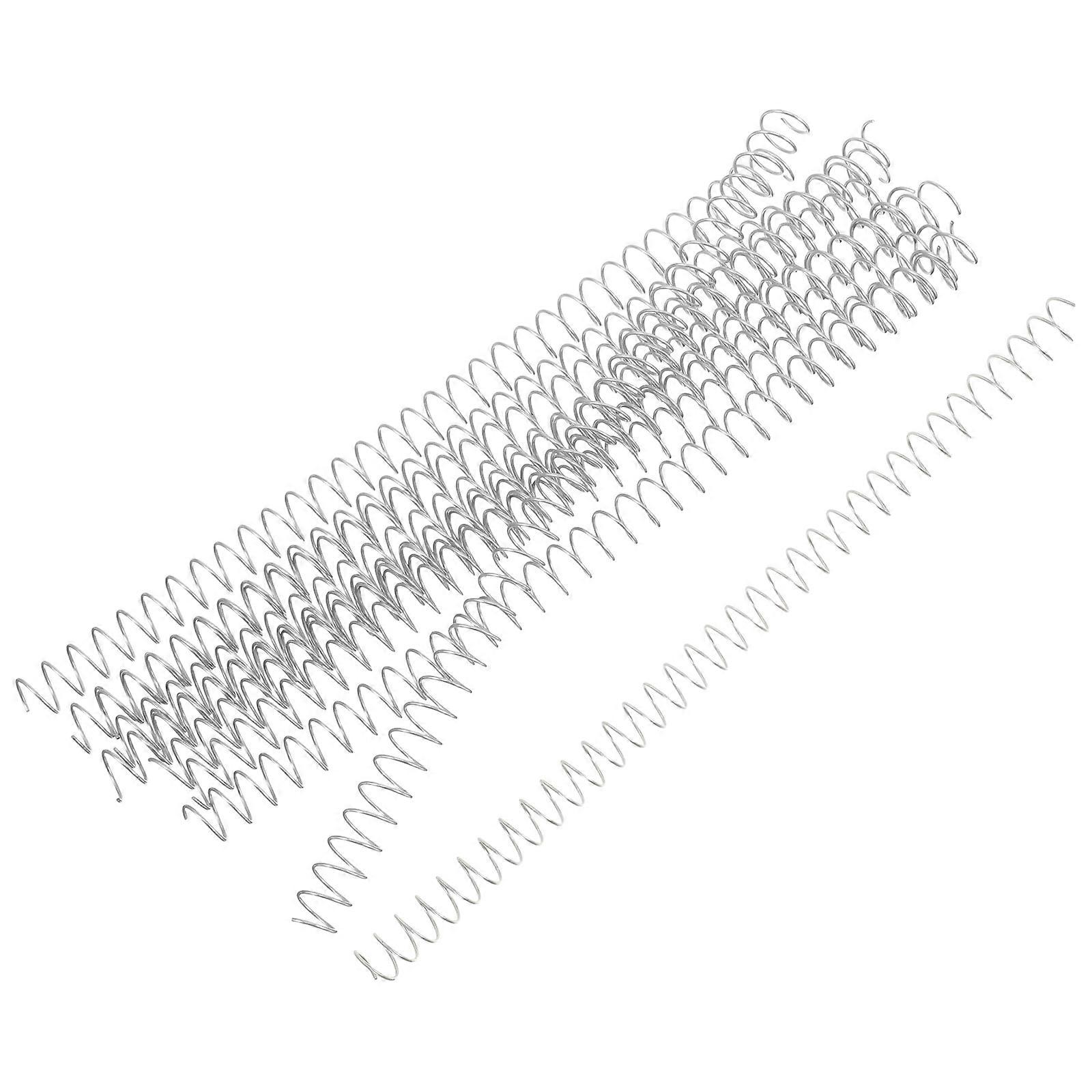 10PCS Metal Spiral Binder Coils for Notebooks, Loose Leaf Albums, Flexible Scrapbook Binding for DIY Projects & Data Organization