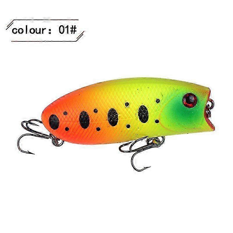 1pc Lure Fishing Bait 57mm11g Floating surface Artificial Bait Treble Hooks Bionic Far throw1 SZRH A-M