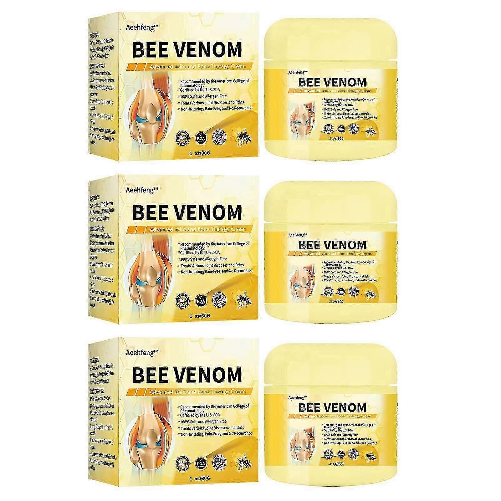 Body Joint Care Cream with Bee-Venom Joint Pain Treat Soothing Massage Cream for External Use 2025