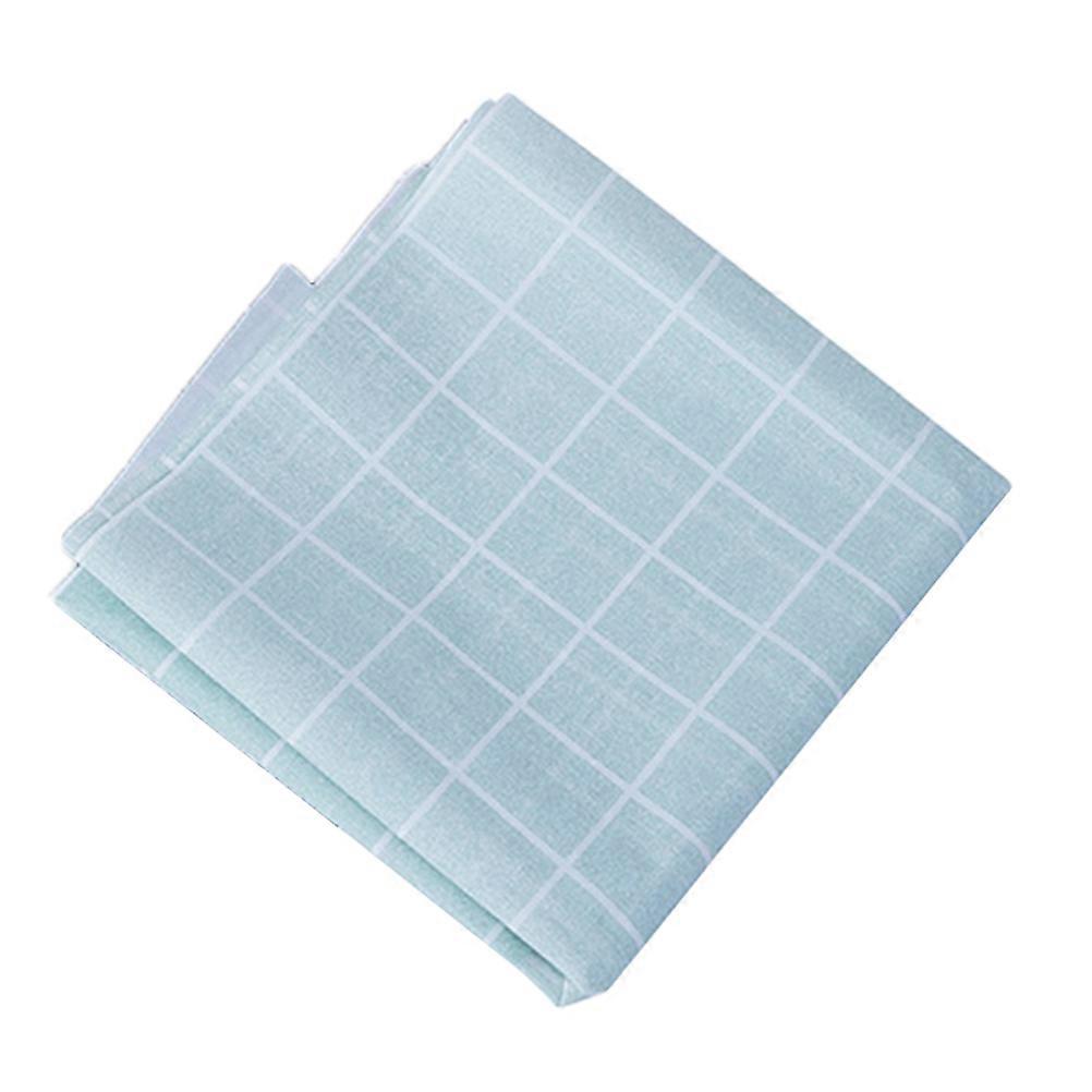 PVC Tablecloth Sky-Blue Spill-Proof Protection for Table Use