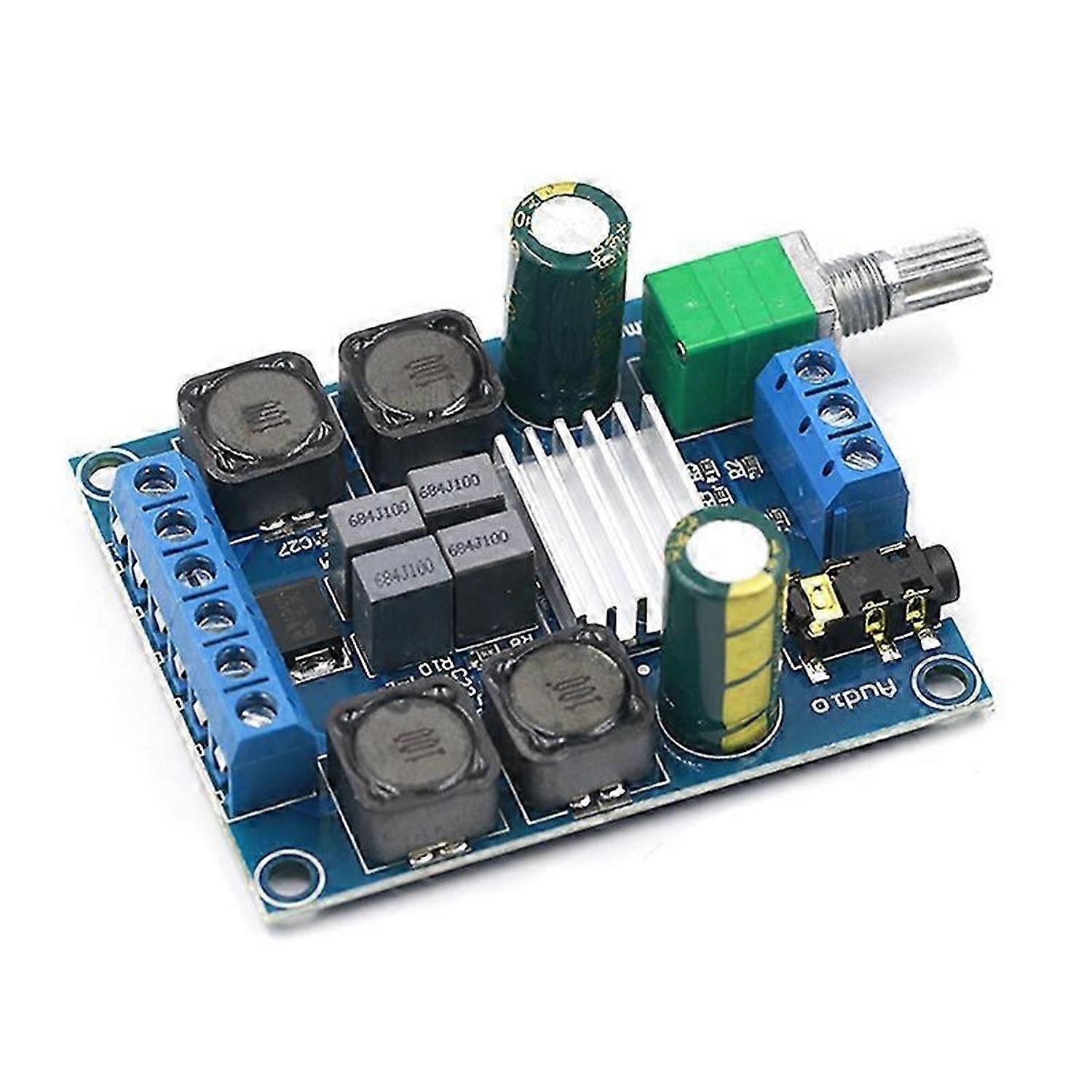 XY-502 Digital Power Amplifier 2-Channel Stereo High-Power 2X50W TPA3116D2 Subwoofer Audio Amplifier