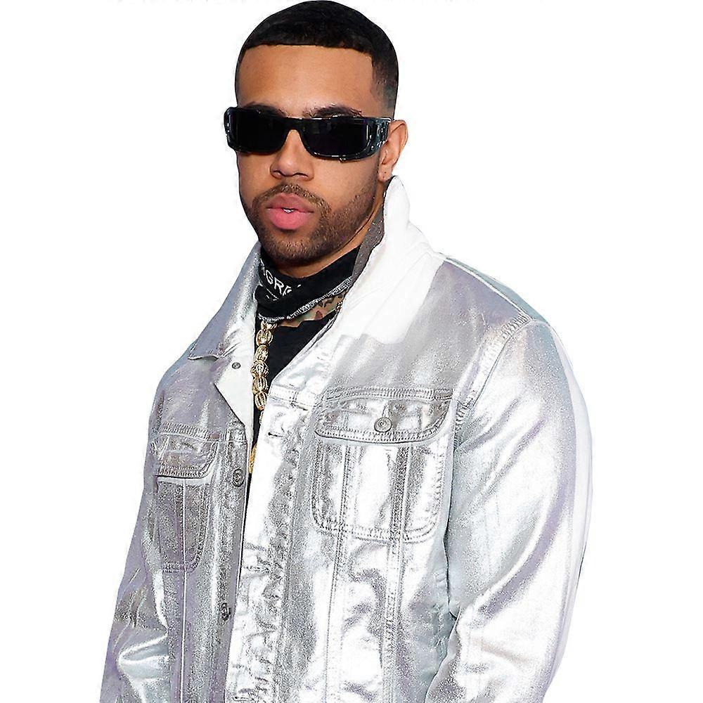 Vic Mensa (Grey Jacket) Half Body Buddy Cutout