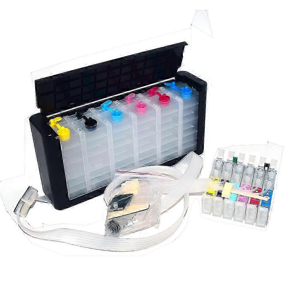 Continuous Ink Supply System for Photo Printers Compatible with T0791-T0796 HG 79 79XL Cartridges
