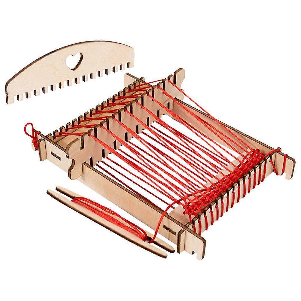 Kids Diy Loom Toy Children's Plaything Indoor Activities Assorted Color 16.50X11.50X10.00CM DIY Weaving 1 Set