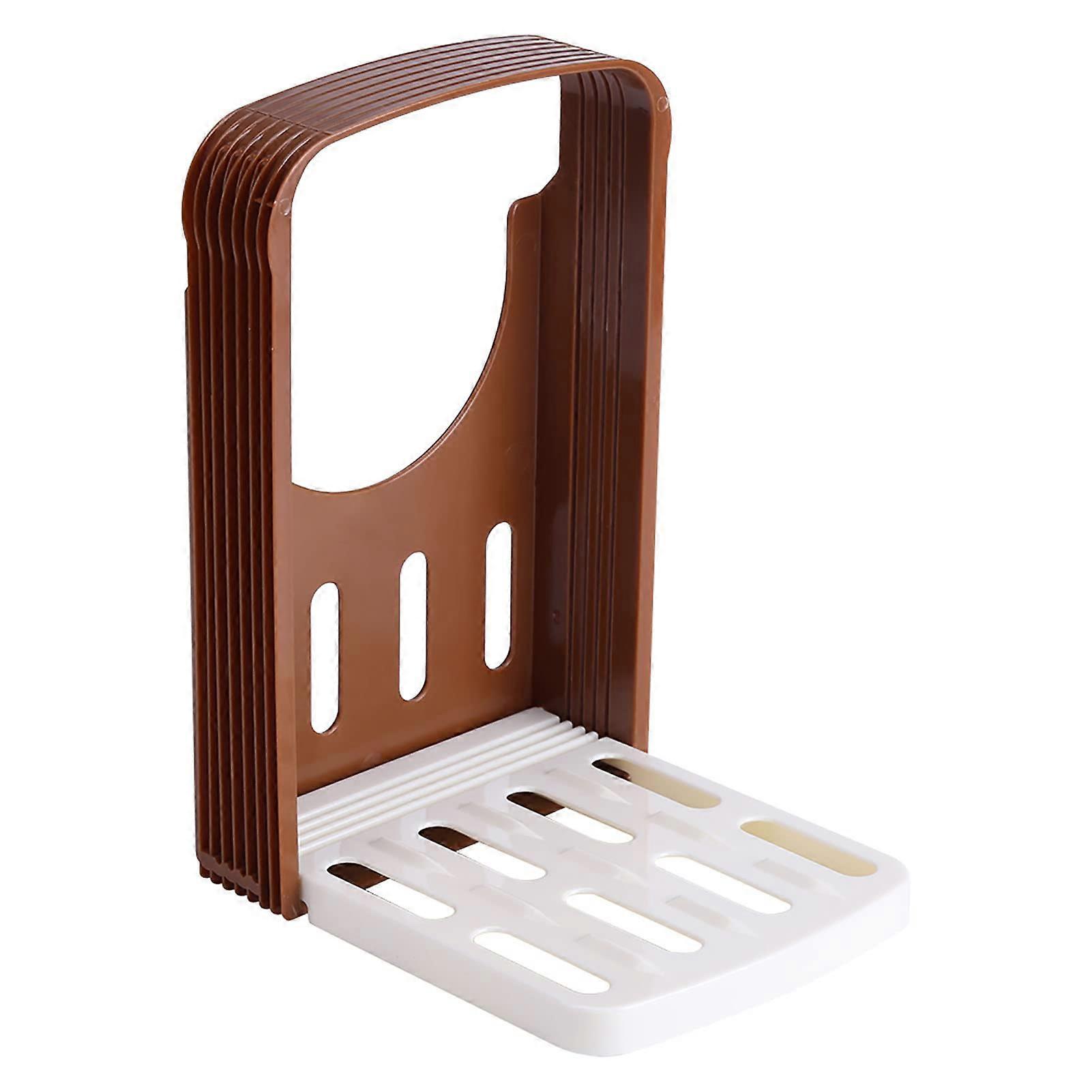 Adjustable Bread Toast Cutter Guide, Foldable Sandwich and Bagel Cutter Tool, Kitchen Accessories for Even Slicing