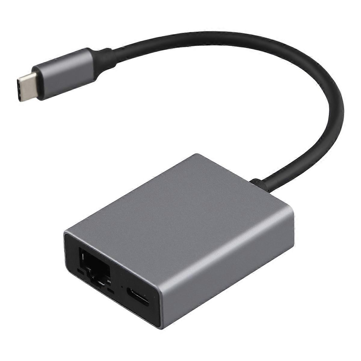 USB C Type-C to RJ45 1000Mbps External Network Card Ethernet Adapter for 4K for Laptop Tablet