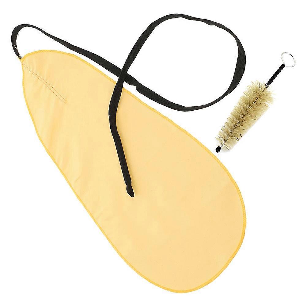 Saxophone Cleaning Cloth For Flute Oboe Clarinet Wind Instruments Cotton Bristles 1Set